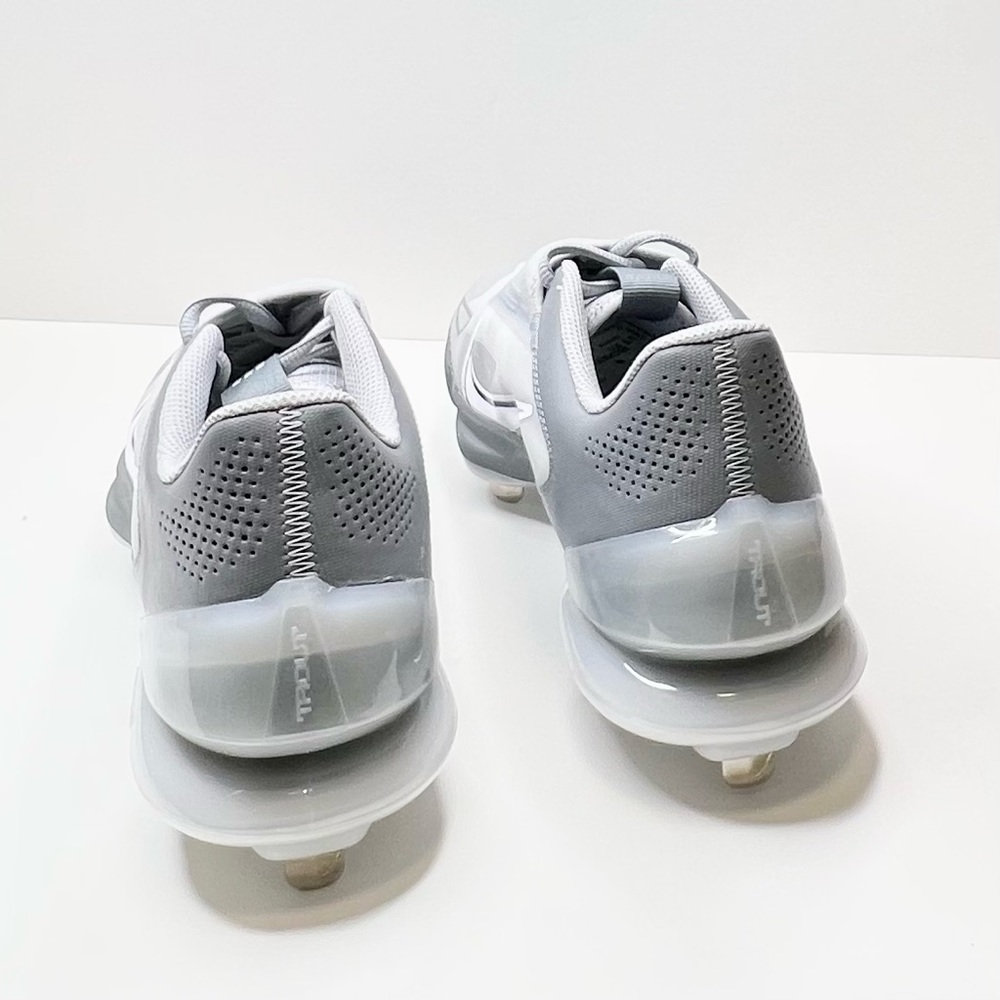 NEW Nike Men's Force Zoom Trout 8 Pro Metal Baseball Cleats in Grey Size 9.5 - Picture 11 of 13